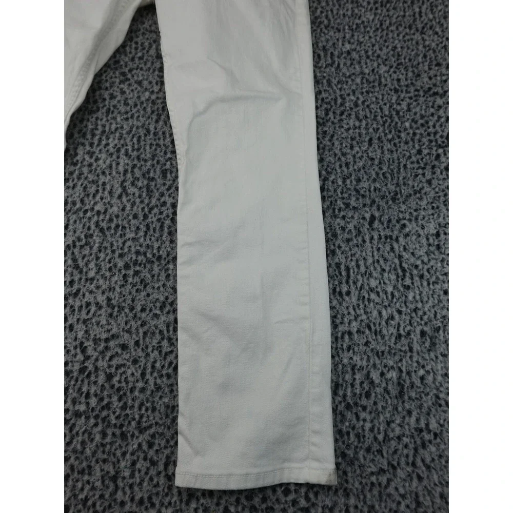 Levi's 511 Slim Fit Jeans Mens 34x30 White Stretch Denim 04511-1943